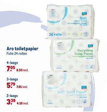 Aanbiedingen Aro toiletpapier - Aro - Geldig van 12/08/2020 tot 08/09/2020 bij Makro