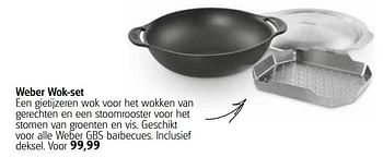 Aanbiedingen Weber wok-set - Weber - Geldig van 06/08/2020 tot 30/08/2020 bij Life & Garden
