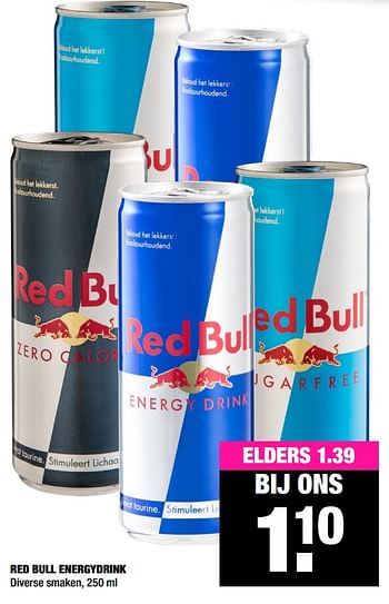 Aanbiedingen Red bull energydrink - Red Bull - Geldig van 24/08/2020 tot 06/09/2020 bij Big Bazar