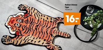 Aanbiedingen Badmat chinese tijger - Huismerk - Kwantum - Geldig van 31/08/2020 tot 13/09/2020 bij Kwantum