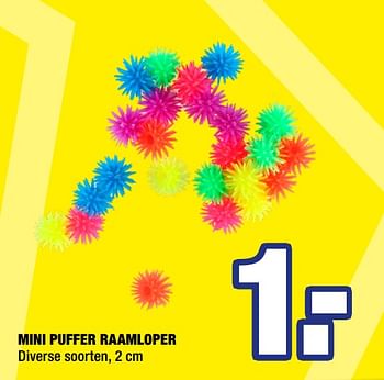 Aanbiedingen Mini puffer raamloper - Huismerk - Big Bazar - Geldig van 07/09/2020 tot 20/09/2020 bij Big Bazar
