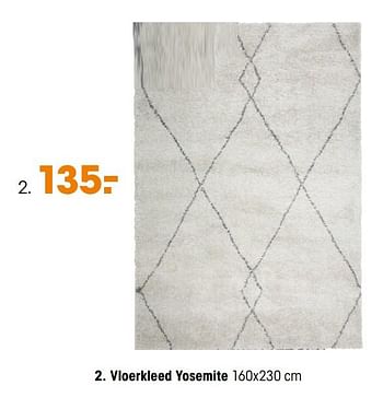 Aanbiedingen Vloerkleed yosemite - Huismerk - Kwantum - Geldig van 14/09/2020 tot 27/09/2020 bij Kwantum