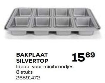Aanbiedingen Bakplaat silvertop - Patisse - Geldig van 16/09/2020 tot 27/10/2020 bij Supra Bazar