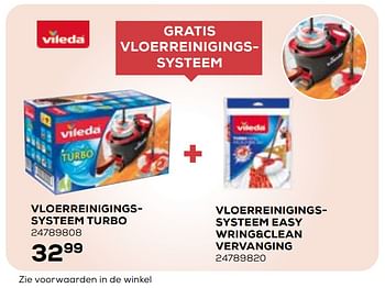 Aanbiedingen Vloerreinigingssysteem turbo - Vileda - Geldig van 16/09/2020 tot 27/10/2020 bij Supra Bazar