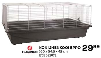 Aanbiedingen Konijnenkooi eppo - Flamingo - Geldig van 16/09/2020 tot 27/10/2020 bij Supra Bazar