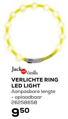 Aanbiedingen Verlichte ring led light - Jack and Vanilla - Geldig van 16/09/2020 tot 27/10/2020 bij Supra Bazar