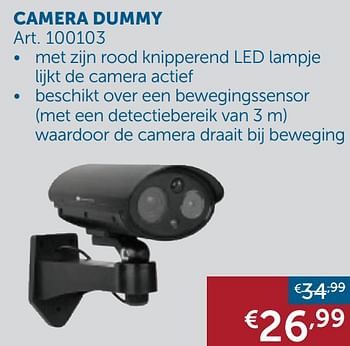 Aanbiedingen Camera dummy - Geldig van 22/09/2020 tot 19/10/2020 bij Zelfbouwmarkt