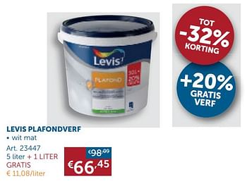 Aanbiedingen Levis expert op verfmengmachine -25% korting - Levis - Geldig van 22/09/2020 tot 19/10/2020 bij Zelfbouwmarkt
