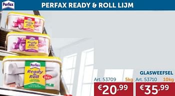Aanbiedingen Perfax ready + roll lijm papier - vinyl - Perfax - Geldig van 22/09/2020 tot 19/10/2020 bij Zelfbouwmarkt