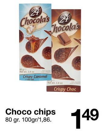 Aanbiedingen Choco chips - Huismerk - Zeeman  - Geldig van 19/09/2020 tot 25/09/2020 bij Zeeman