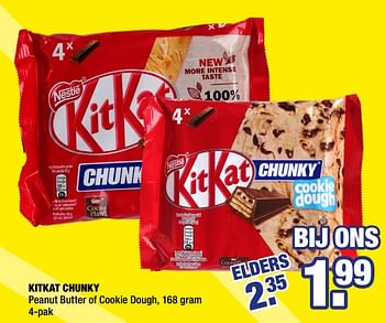 Aanbiedingen Kitkat chunky - Nestlé - Geldig van 21/09/2020 tot 04/10/2020 bij Big Bazar