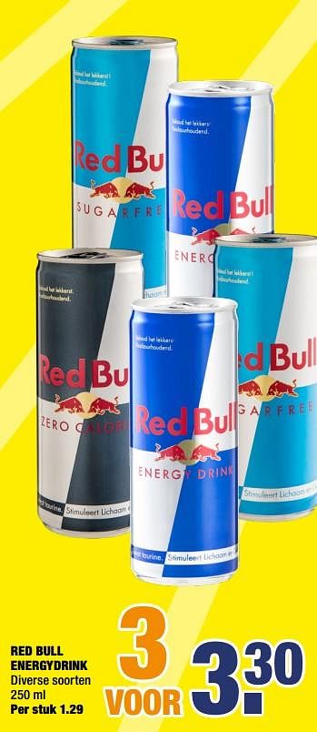 Aanbiedingen Red bull energydrink - Red Bull - Geldig van 21/09/2020 tot 04/10/2020 bij Big Bazar