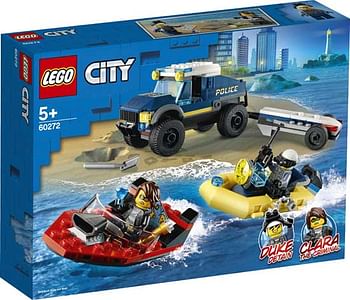 Aanbiedingen 60272 LEGO City Elite politieboot transport - Lego - Geldig van 26/09/2020 tot 11/10/2020 bij ToyChamp
