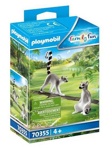 Aanbiedingen 70355 Koppel ringstaartmaki's - Playmobil - Geldig van 26/09/2020 tot 11/10/2020 bij ToyChamp