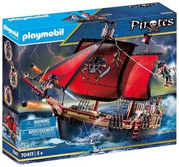 Aanbiedingen 70411 Piratenschip - Playmobil - Geldig van 26/09/2020 tot 11/10/2020 bij ToyChamp