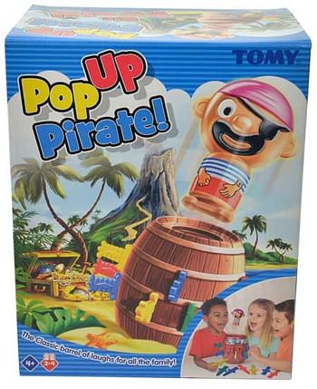 Aanbiedingen Tomy Pop-up Pirate! - Tomy - Geldig van 26/09/2020 tot 11/10/2020 bij ToyChamp