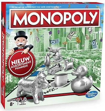 Aanbiedingen Monopoly standaard NL - Hasbro - Geldig van 26/09/2020 tot 11/10/2020 bij ToyChamp