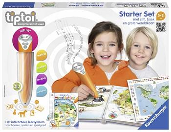 Aanbiedingen Tiptoi Starterset-boek Wereldatlas - Ravensburger - Geldig van 26/09/2020 tot 11/10/2020 bij ToyChamp