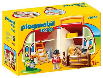 Aanbiedingen 70180 Mijn meeneem manege - Playmobil - Geldig van 26/09/2020 tot 11/10/2020 bij ToyChamp