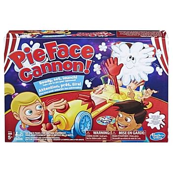 Aanbiedingen Pie Face Cannon - Hasbro - Geldig van 26/09/2020 tot 11/10/2020 bij ToyChamp