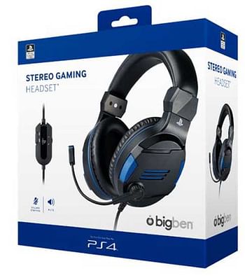 Aanbiedingen PS4 Official Stereo Gaming Headset V3 - BIGben - Geldig van 26/09/2020 tot 11/10/2020 bij ToyChamp