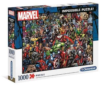 Aanbiedingen Impossible Puzzle Marvel 1000st - Clementoni - Geldig van 26/09/2020 tot 11/10/2020 bij ToyChamp