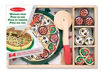 Aanbiedingen Melissa & Doug Houten Pizza - Melissa &amp; Doug - Geldig van 26/09/2020 tot 11/10/2020 bij ToyChamp