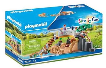 Aanbiedingen 70343 Leeuwen in het buitenverblijf - Playmobil - Geldig van 26/09/2020 tot 11/10/2020 bij ToyChamp