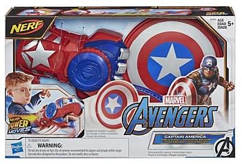 Aanbiedingen Avengers Captain America Power Moves Role play set - Hasbro - Geldig van 26/09/2020 tot 11/10/2020 bij ToyChamp