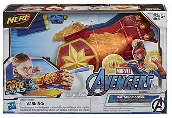 Aanbiedingen Avengers Captain Marvel Power Moves Role play set - Hasbro - Geldig van 26/09/2020 tot 11/10/2020 bij ToyChamp