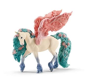 Aanbiedingen Schleich Bayala 70590 Pegasus met bloemen - Schleich - Geldig van 26/09/2020 tot 11/10/2020 bij ToyChamp