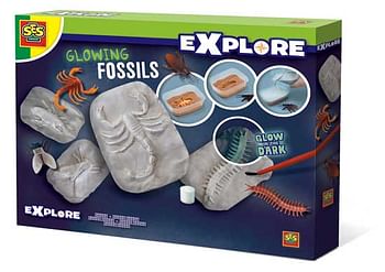 Aanbiedingen SES Explore Glowing Fossils - SES - Geldig van 26/09/2020 tot 11/10/2020 bij ToyChamp