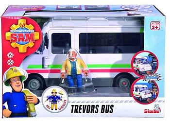 Aanbiedingen Brandweerman Sam Trevors Bus met figuur - Simba - Geldig van 26/09/2020 tot 11/10/2020 bij ToyChamp