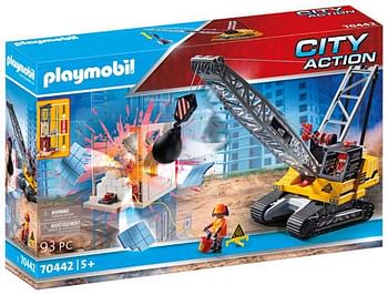 Aanbiedingen 70442 Kabelgraafmachine met bouwonderdeel - Playmobil - Geldig van 26/09/2020 tot 11/10/2020 bij ToyChamp