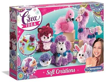 Aanbiedingen Crea Idea Soft Creations - Clementoni - Geldig van 26/09/2020 tot 11/10/2020 bij ToyChamp