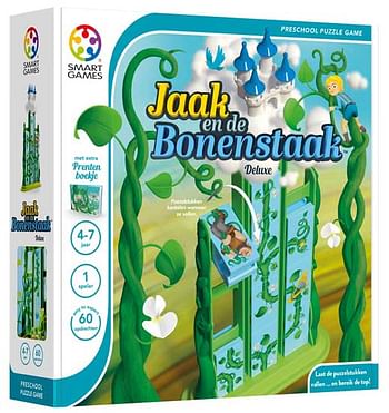Aanbiedingen Smart Games Preschool Jaak en de Bonenstaak Deluxe - Smart - Geldig van 26/09/2020 tot 11/10/2020 bij ToyChamp