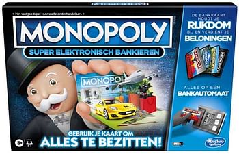Aanbiedingen Monopoly Super Elektronisch Bankieren NL - Monopoly - Geldig van 26/09/2020 tot 11/10/2020 bij ToyChamp