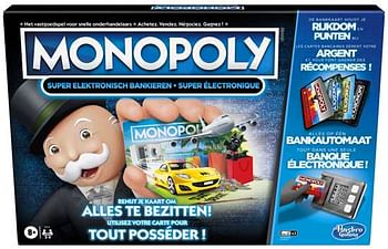 Aanbiedingen Monopoly Super Elektronisch Bankieren - Monopoly - Geldig van 26/09/2020 tot 11/10/2020 bij ToyChamp