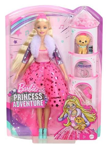 Aanbiedingen Barbie Princess Adventure - Deluxe Prinses Barbie - Barbie - Geldig van 26/09/2020 tot 11/10/2020 bij ToyChamp