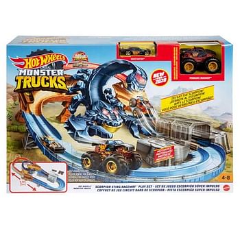 Aanbiedingen Hot Wheels Monster Trucks Scorpion speelset - Hot Wheels - Geldig van 26/09/2020 tot 11/10/2020 bij ToyChamp