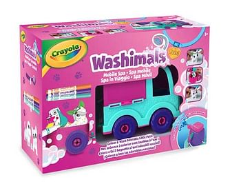 Aanbiedingen Washimals Spa Speelgoedauto Set - Crayola - Geldig van 26/09/2020 tot 11/10/2020 bij ToyChamp