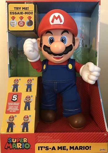 Aanbiedingen Super Mario figuur 30cm Electronisch - Nintendo - Geldig van 26/09/2020 tot 11/10/2020 bij ToyChamp