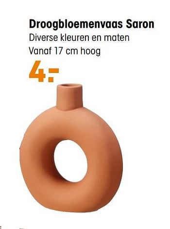 Aanbiedingen Droogbloemenvaas saron - Huismerk - Kwantum - Geldig van 28/09/2020 tot 11/10/2020 bij Kwantum