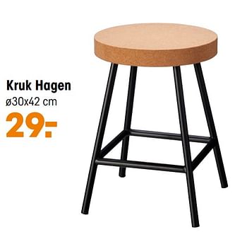 Aanbiedingen Kruk hagen - Huismerk - Kwantum - Geldig van 28/09/2020 tot 11/10/2020 bij Kwantum