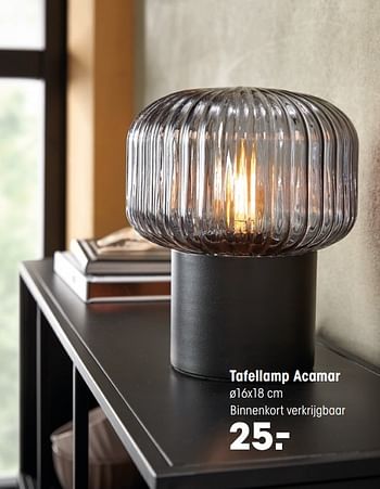Aanbiedingen Tafellamp acamar - Huismerk - Kwantum - Geldig van 28/09/2020 tot 11/10/2020 bij Kwantum
