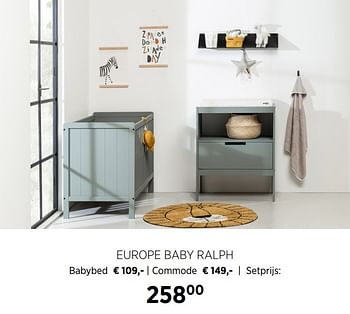Aanbiedingen Europe baby ralph - Europe baby - Geldig van 22/09/2020 tot 19/10/2020 bij Babypark