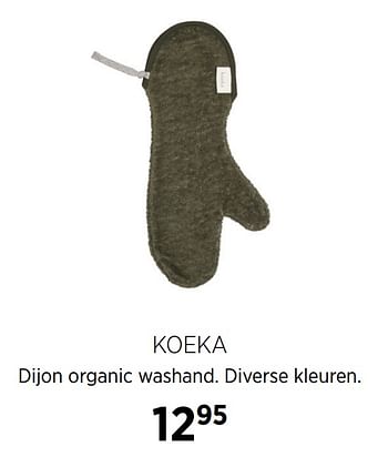 Aanbiedingen Koeka dijon organic washand - Koeka - Geldig van 22/09/2020 tot 19/10/2020 bij Babypark