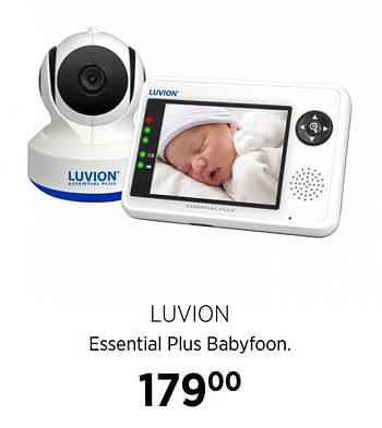 Aanbiedingen Luvion essential plus babyfoon - Luvion - Geldig van 22/09/2020 tot 19/10/2020 bij Babypark