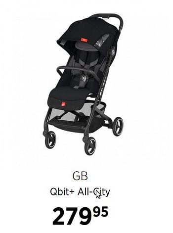 Aanbiedingen Gb qbit+ all-city - Gb - Geldig van 22/09/2020 tot 19/10/2020 bij Babypark