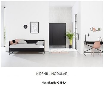 Aanbiedingen Kidsmill modular nachtkastje - Kidsmill - Geldig van 22/09/2020 tot 19/10/2020 bij Babypark